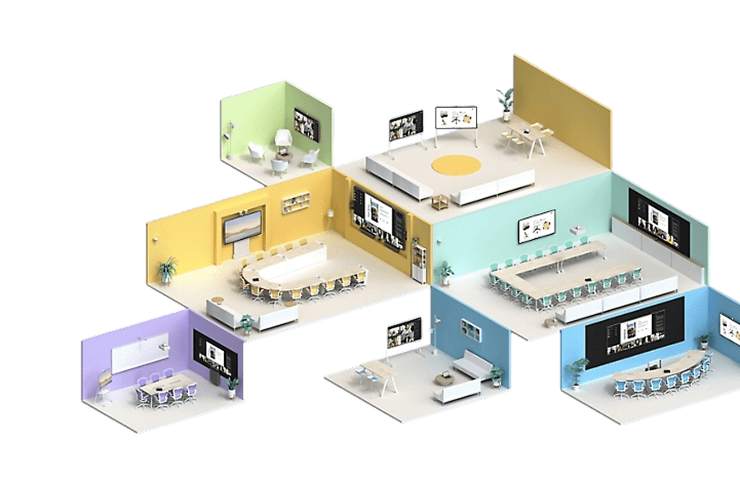 image of small meeting rooms